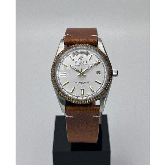 36mm • Vintage Ricoh Dynamic Wide Automatic Day Date President